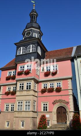 Das Rathaus der Stadt Eisenach in Thüringen Stockfoto