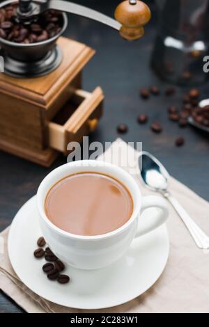 Vintage Kaffee Stockfoto