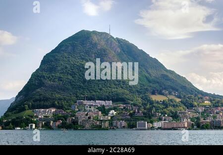 Lugano lake, Switzerland Stockfoto