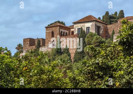 Alcazaba von Málaga, Spanien Stockfoto