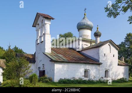 Kirche des Heiligen Bildes des Erlösers nicht von Händen gemacht, Pskow Stockfoto