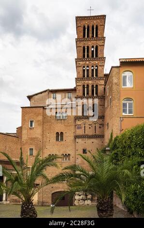 Santi Giovanni e Paolo, Rom Stockfoto