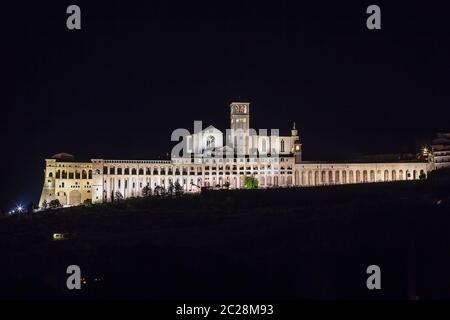 Basilika des heiligen Franz von Assisi, Italien Stockfoto