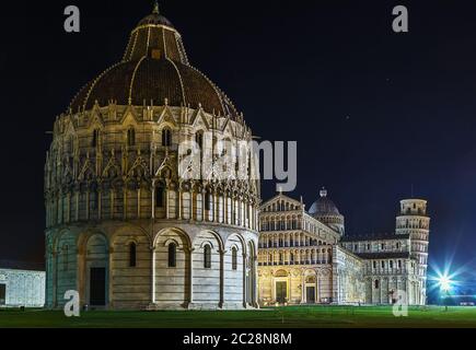 Piazza dei Miracoli in Pisa, Italien Stockfoto