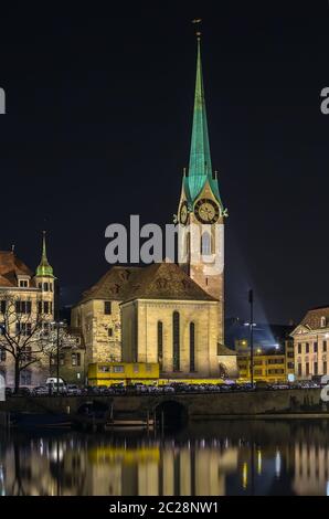 Fraumünster Kirche, Zürich Stockfoto