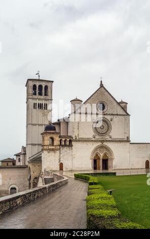 Basilika des heiligen Franz von Assisi, Italien Stockfoto