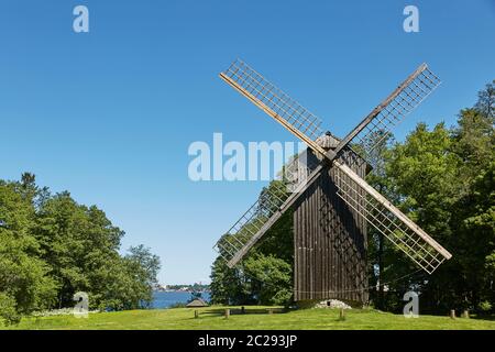 Traditionelles Freilichtmuseum, Vabaohumuuseumi kivikulv, Rocca al Mare in der Nähe der Stadt Tallinn in Est Stockfoto