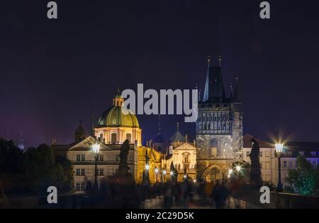 Karlsbrücke, Prag Stockfoto