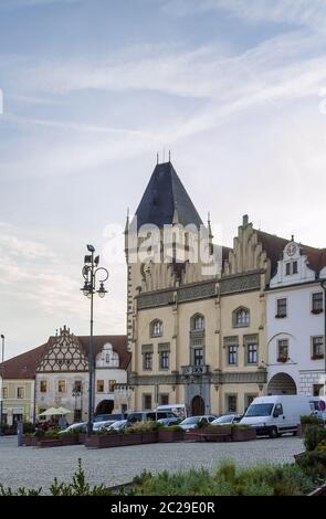 Hauptplatz von Tabor, Tschechische republik Stockfoto