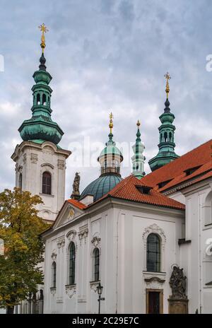 Basilika im Kloster Strahov, Prag Stockfoto