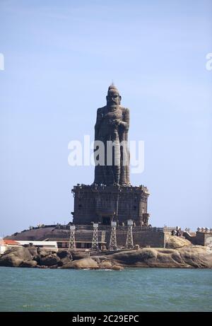 Thiruvalluvar Statue in Kanyakumari, Indien Stockfoto