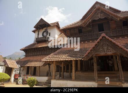 Die alten hölzernen Palast des Maharadschas Padmanabhapuram in Trivandrum, Indien Stockfoto