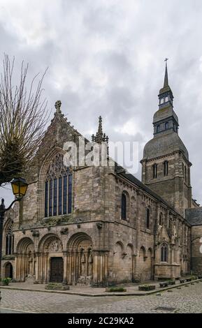 Basilika St. Sauveur, Dinan, Frankreich Stockfoto