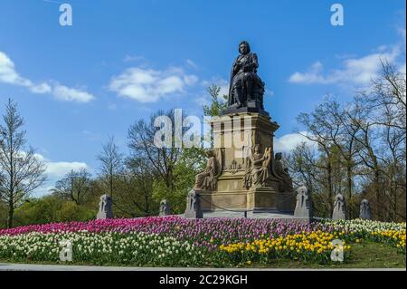 Joost van den Vondel Monument, Amsterdam Stockfoto