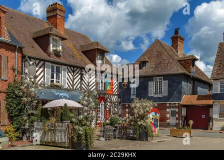 Beuvron-en-Auge, Frankreich Stockfoto