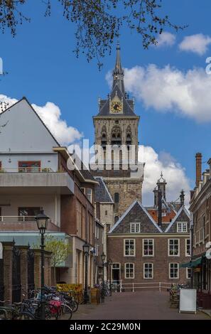 Straße in Delft, Niederlande Stockfoto