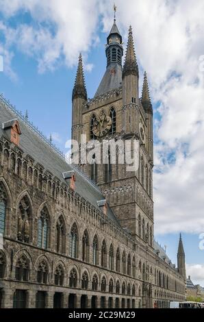 Tuchhallen Ypern, Belgien Stockfoto