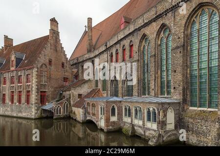 Old St. John's Hospital, Brüggen, Belgien Stockfoto