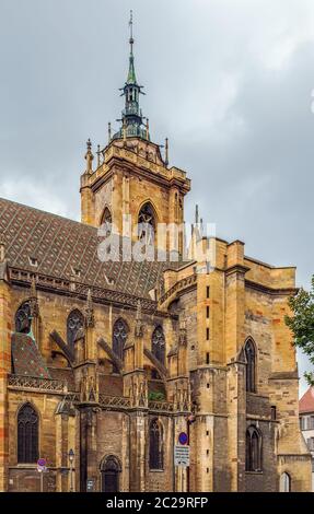 St. Martin Kirche, Colmar, Frankreich Stockfoto