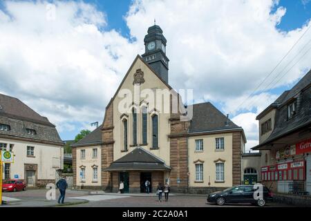Deutschland, Nordrhein-Westfalen, Wuppertal-Vohwinkel, Bahnhof Stockfoto