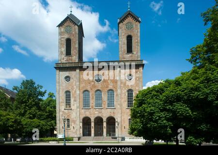 Deutschland, Nordrhein-Westfalen, Wuppertal-Barmen, Unterbarmer Hauptkirche Stockfoto