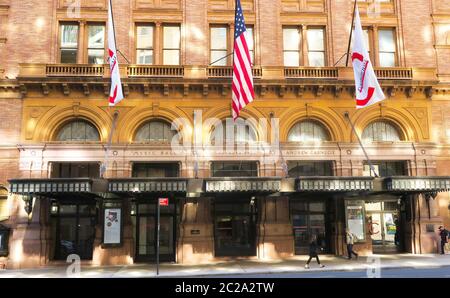 Carnegie Hall in New York. Stockfoto