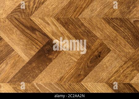 Parkett Fischgrät Chevron Holz Hintergrund Boden Textur Stockfoto