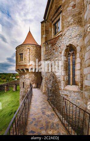 Burg in Rumänien Stockfoto