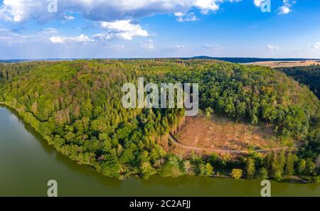 Güntersberge im Harz Stockfoto