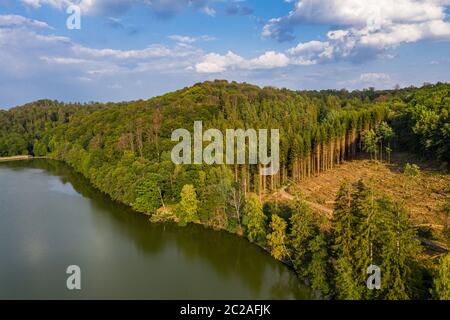 Güntersberge im Harz Stockfoto