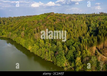 Güntersberge im Harz Stockfoto
