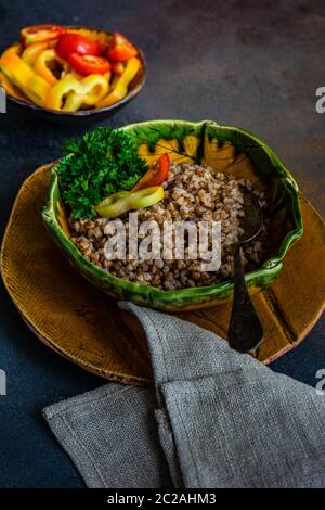 Gesunde Ernährung-Konzept Stockfoto