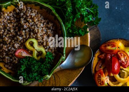 Gesunde Ernährung-Konzept Stockfoto