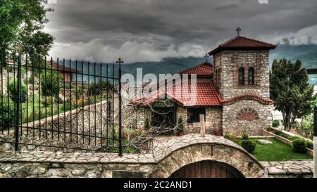 Kirche St. Vrach St. Cosmas und Damian, Ohrid, Nord-Mazedonien Stockfoto