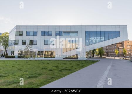 Gdynia, Polen 09. Mai 2020; Gdynia Filmzentrum 'Gdyńskie Centrum Filmowe' Stockfoto