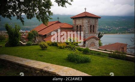 Kirche St. Vrach St. Cosmas und Damian, Ohrid, Nord-Mazedonien Stockfoto