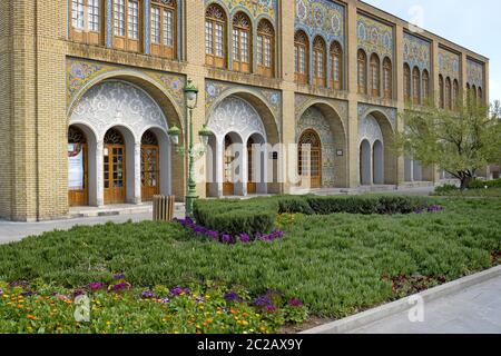 Golestan Palace, alte Residenz der königlichen Qajar-Dynastie, heute UNESCO-Weltkulturerbe, in Teheran Stockfoto