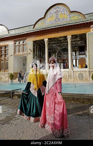 Naranjestan Museum und botanischen Garten, berühmter Ort zu besuchen, in Shiraz. Stockfoto