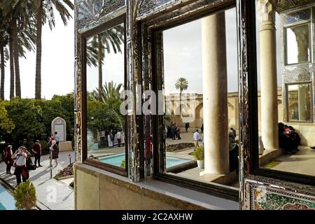 Naranjestan Museum und botanischen Garten, berühmter Ort zu besuchen, in Shiraz. Stockfoto