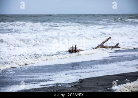 Jade Strand Hokitika, Neuseeland Stockfoto