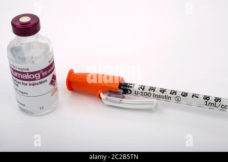 HUMALOG insulin Stockfoto