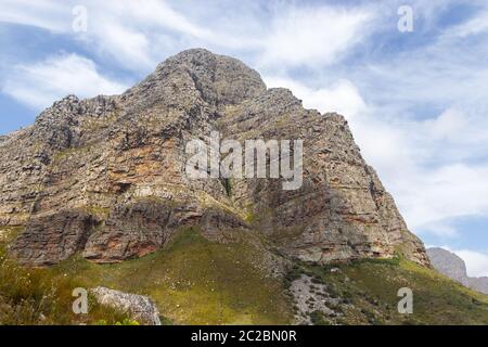 Landschaft am Du Toitskloof Pass, Westkap, Südafrika Stockfoto