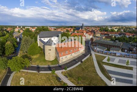 Schloss Harzgerode im Selketal-Harz Stockfoto