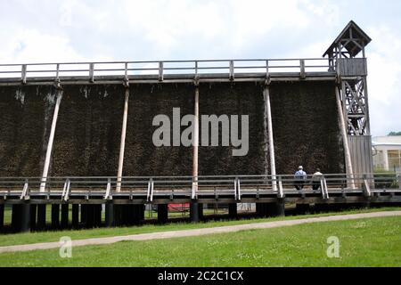 Bad Karlshafen, Deutschland. Juni 2020. Das Graduiertenhaus an der Weserbank. Quelle: Uwe Zucchi/dpa/Alamy Live News Stockfoto