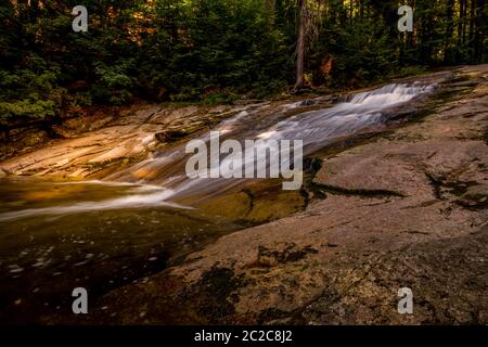 Mumlava Wasserfall Mumlava Fluß, Harrachov, Riesengebirge, Nationalpark Riesengebirge, Tschechische Republik Stockfoto