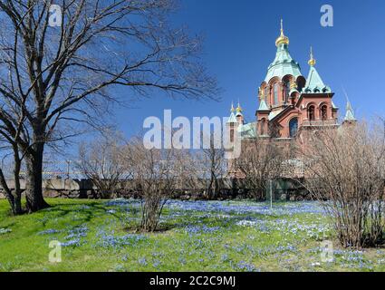 Uspenski Kathedrale, 19. Jahrhundert Ost-orthodoxen Kirche buildin Stockfoto