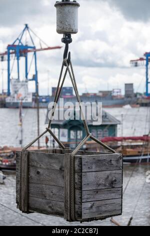 Holzkiste Stockfoto