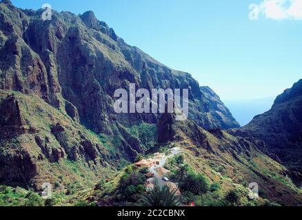 Masca-Abgrund. Teneriffa Insel, Kanarische Inseln, Spanien. Stockfoto