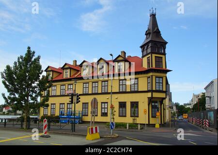 Sommer sonnigen Tag und Spaziergang in der Altstadt Stockfoto