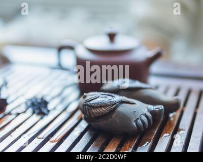 Chinesische Teezeremonie Stockfoto